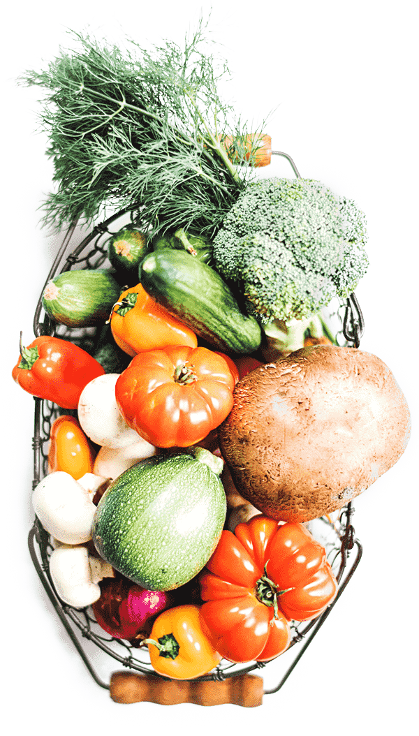 Panier de légumes de saison